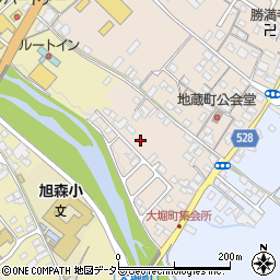 滋賀県彦根市地蔵町318-8周辺の地図