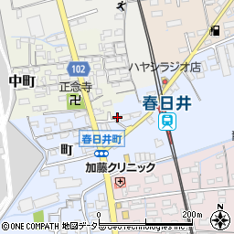 愛知県春日井市春日井町黒鉾7周辺の地図