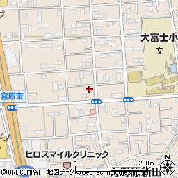 静岡県富士宮市万野原新田3873-7周辺の地図