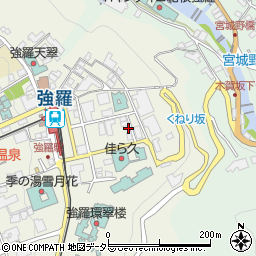 神奈川県足柄下郡箱根町強羅1300-391周辺の地図