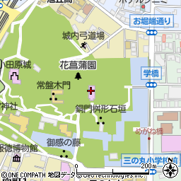 レンタサイクル「ぐるりん小田原」貸出所<br />（歴史見聞館）周辺の地図