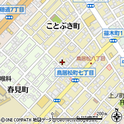 愛知県春日井市ことぶき町2周辺の地図
