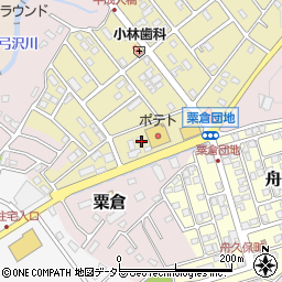 静岡県富士宮市粟倉南町156周辺の地図