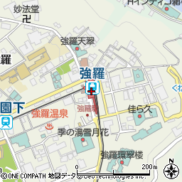 箱根登山鉄道株式会社　強羅駅周辺の地図