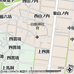 愛知県稲沢市祖父江町四貫宮屋敷188周辺の地図