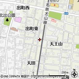 愛知県北名古屋市鹿田出町東3022周辺の地図