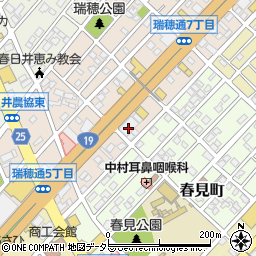 東海労働金庫　春日井ローンセンター周辺の地図