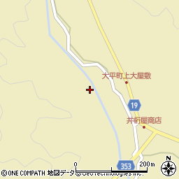 愛知県豊田市大平町三ツ又木周辺の地図