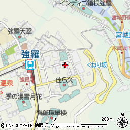 神奈川県足柄下郡箱根町強羅1300-393周辺の地図