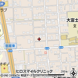 静岡県富士宮市万野原新田3865周辺の地図