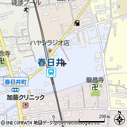 愛知県春日井市春日井町土合周辺の地図