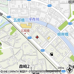 ツクイ横須賀森崎周辺の地図