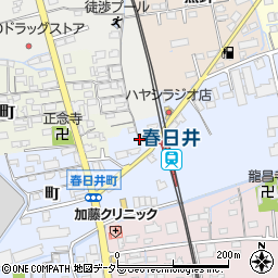 愛知県春日井市春日井町黒鉾周辺の地図