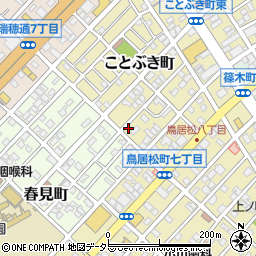 愛知県春日井市ことぶき町3周辺の地図