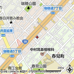 東海労働金庫春日井支店周辺の地図