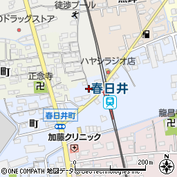 愛知県春日井市春日井町（黒鉾）周辺の地図