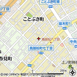 愛知県春日井市ことぶき町4周辺の地図