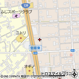 静岡県富士宮市万野原新田4166周辺の地図