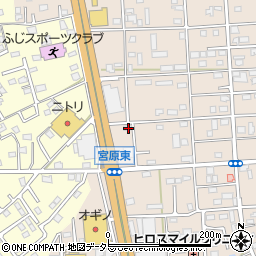 静岡県富士宮市万野原新田4166周辺の地図