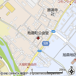 滋賀県彦根市地蔵町477周辺の地図