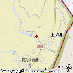 愛知県豊田市須渕町周辺の地図