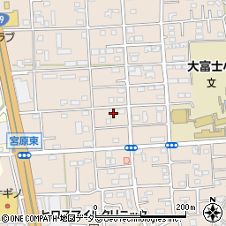 静岡県富士宮市万野原新田3863周辺の地図