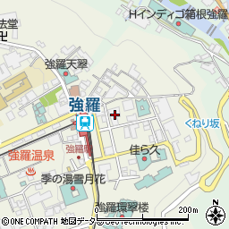 神奈川県足柄下郡箱根町強羅1300-219周辺の地図