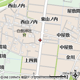 愛知県稲沢市祖父江町四貫上四貫100周辺の地図
