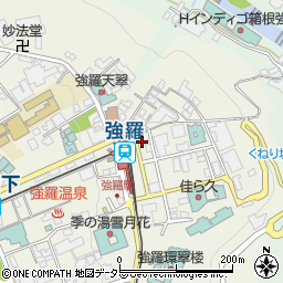 リパーク強羅駅前第３駐車場周辺の地図