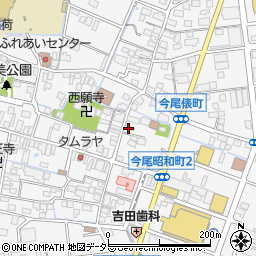 梶井表具店周辺の地図