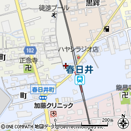 愛知県春日井市春日井町黒鉾28周辺の地図