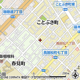 愛知県春日井市ことぶき町26周辺の地図
