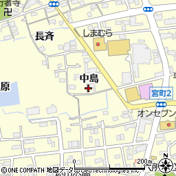 愛知県春日井市宮町中島16周辺の地図