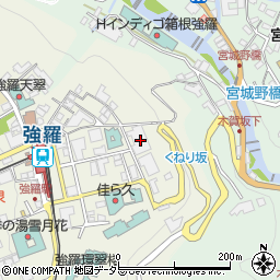 神奈川県足柄下郡箱根町強羅1300-701周辺の地図