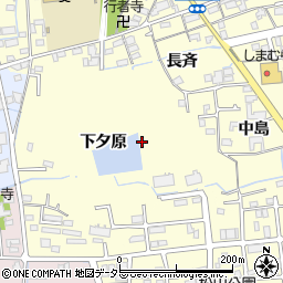 愛知県春日井市宮町下夕原周辺の地図