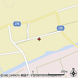 兵庫県丹波市青垣町文室168周辺の地図