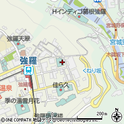 神奈川県足柄下郡箱根町強羅1300-13周辺の地図