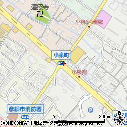 小泉町周辺の地図