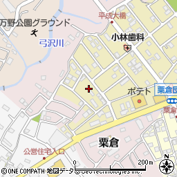 静岡県富士宮市粟倉南町195周辺の地図