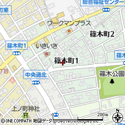 〒486-0851 愛知県春日井市篠木町の地図