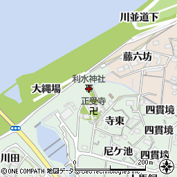 利水神社周辺の地図