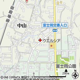 静岡県御殿場市中山1122周辺の地図