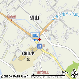 ＪＡふじ伊豆須山周辺の地図