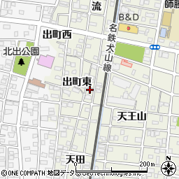 愛知県北名古屋市鹿田出町東3048-6周辺の地図