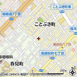 愛知県春日井市ことぶき町28周辺の地図