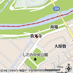 愛知県名古屋市守山区下志段味（真光寺）周辺の地図
