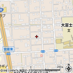 静岡県富士宮市万野原新田3842周辺の地図