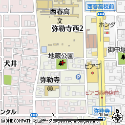 地蔵公園周辺の地図