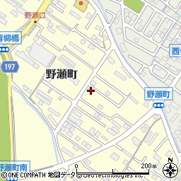 滋賀県彦根市野瀬町80周辺の地図