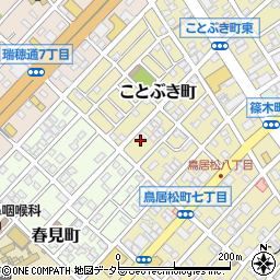 愛知県春日井市ことぶき町29周辺の地図